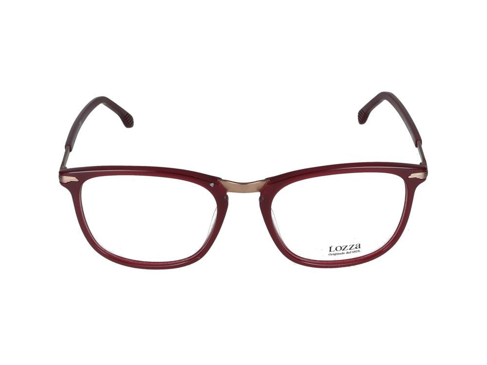 Lozza Eyeglasses Vl4151 09Gr Shiny Opaline Red 54/19/140