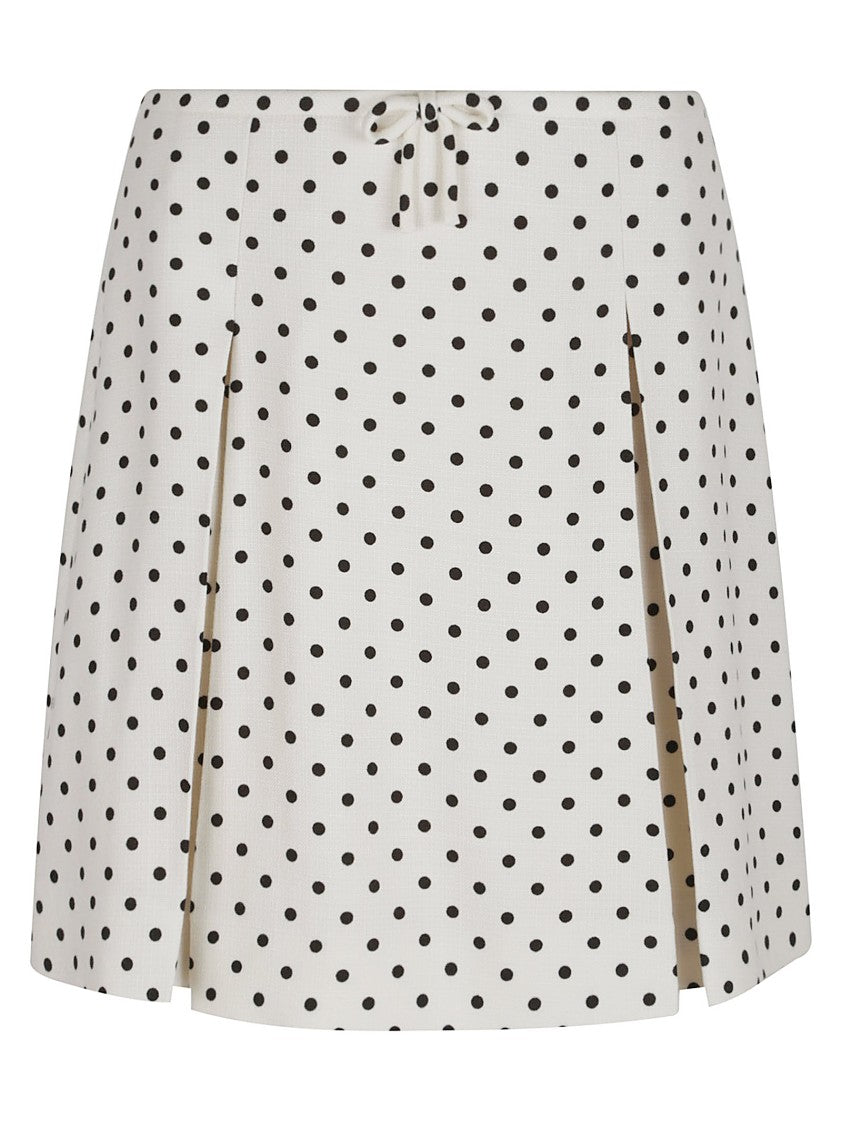 Valentino Garavani Playful Polka Dot Short Skirt