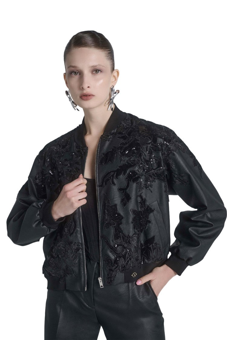 Saiid Kobeisy Embroidered Bomber Jacket