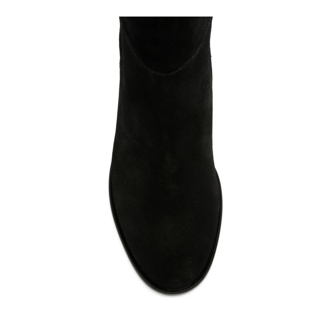 Adrianna Feretti Black Block Heel Suede Boots