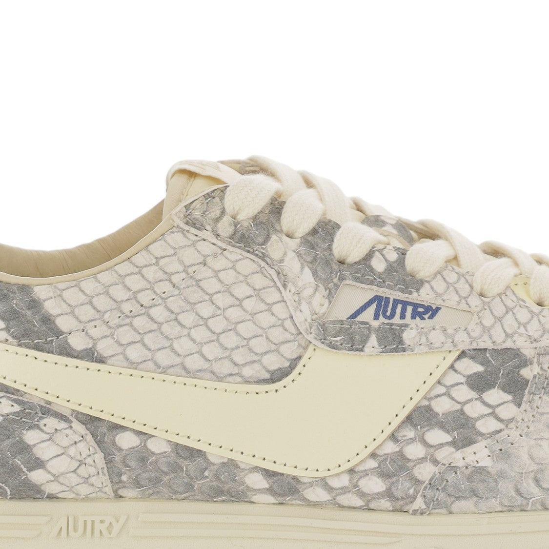 Autry Animal Print Sneakers With Contrast Padded Collar