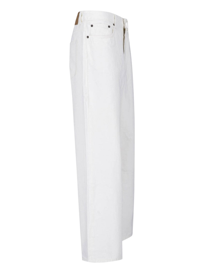 Jeanerica Wide-Leg High-Waisted Jeans With Classic Five-Pocket Design