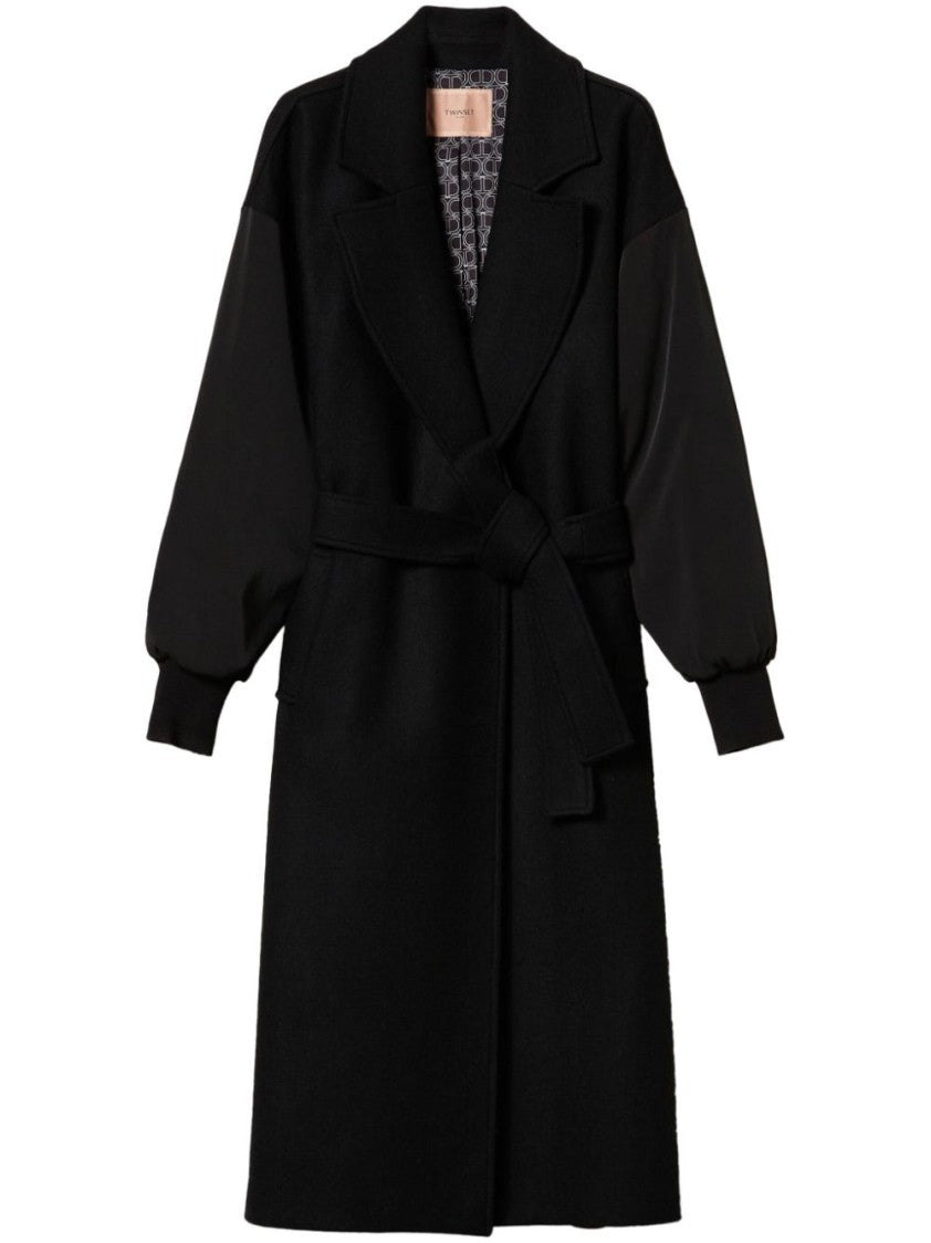 Twin-Set Wool Blend Cloth Coat
