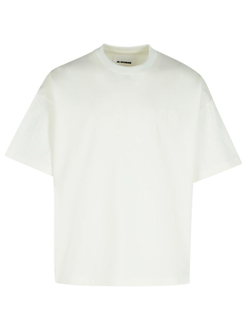 Jil Sander Ivory Cotton T-Shirt