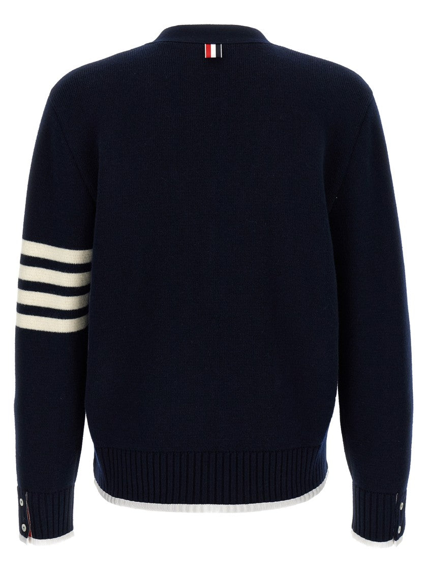 Thom Browne 4-Bar' Wool Cardigan