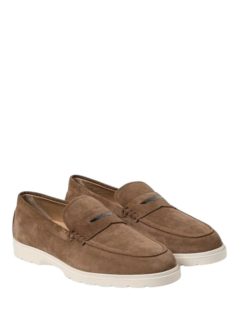 Tod's Soft Calf Leather Loafer With Penny Strap