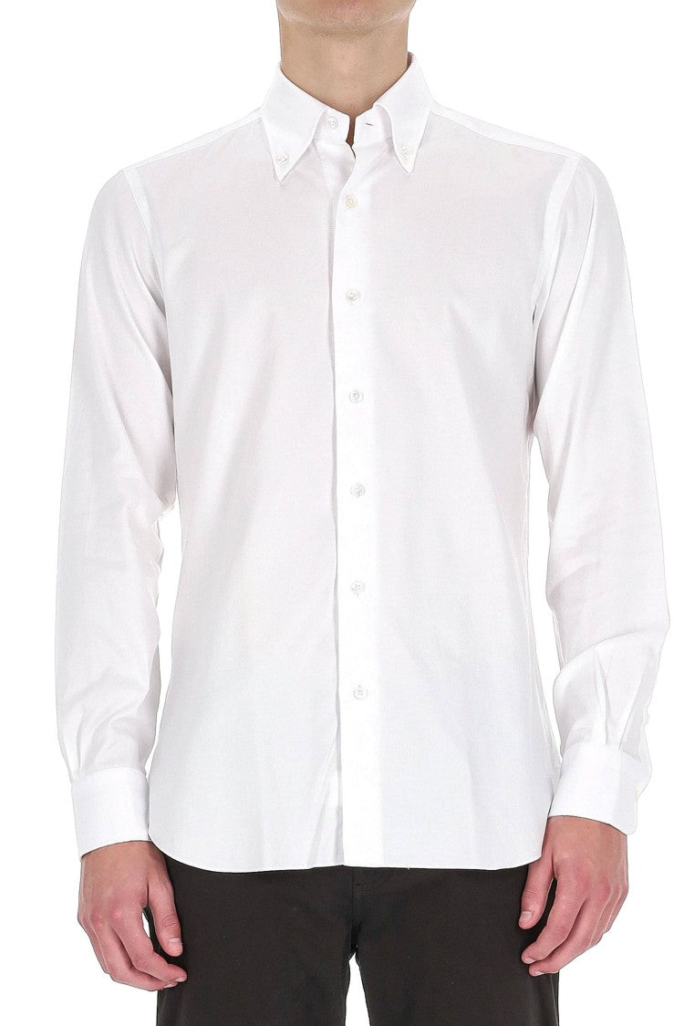 Barba Culto Line Oxford Button-Down Tailored Shirt