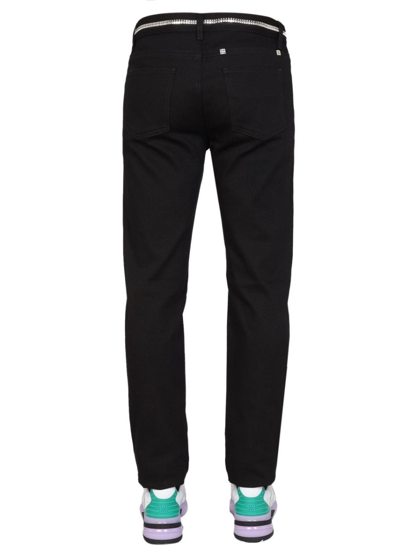 Givenchy Slim Fit Jeans With Metallic Details