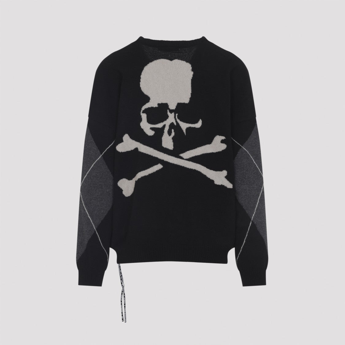 Mastermind Cashmere Cardigan With V-Neckline And Skull Motif