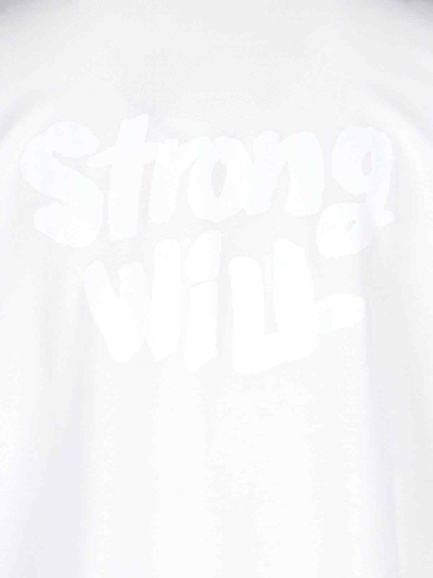 Comme Des Garçons Shirt Logo Polo – White