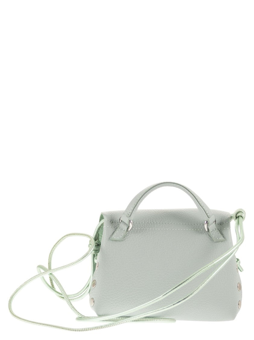 Zanellato Compact Structured Grained Leather Postina Bag