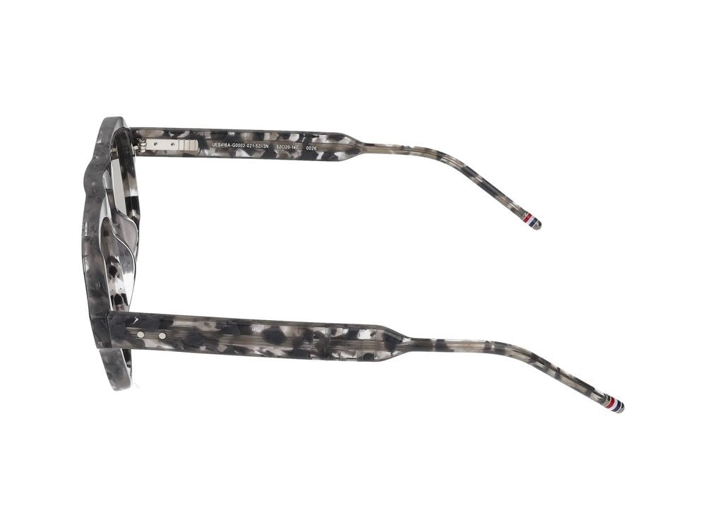 Thom Browne Black Acetate And Titanium Sunglasses