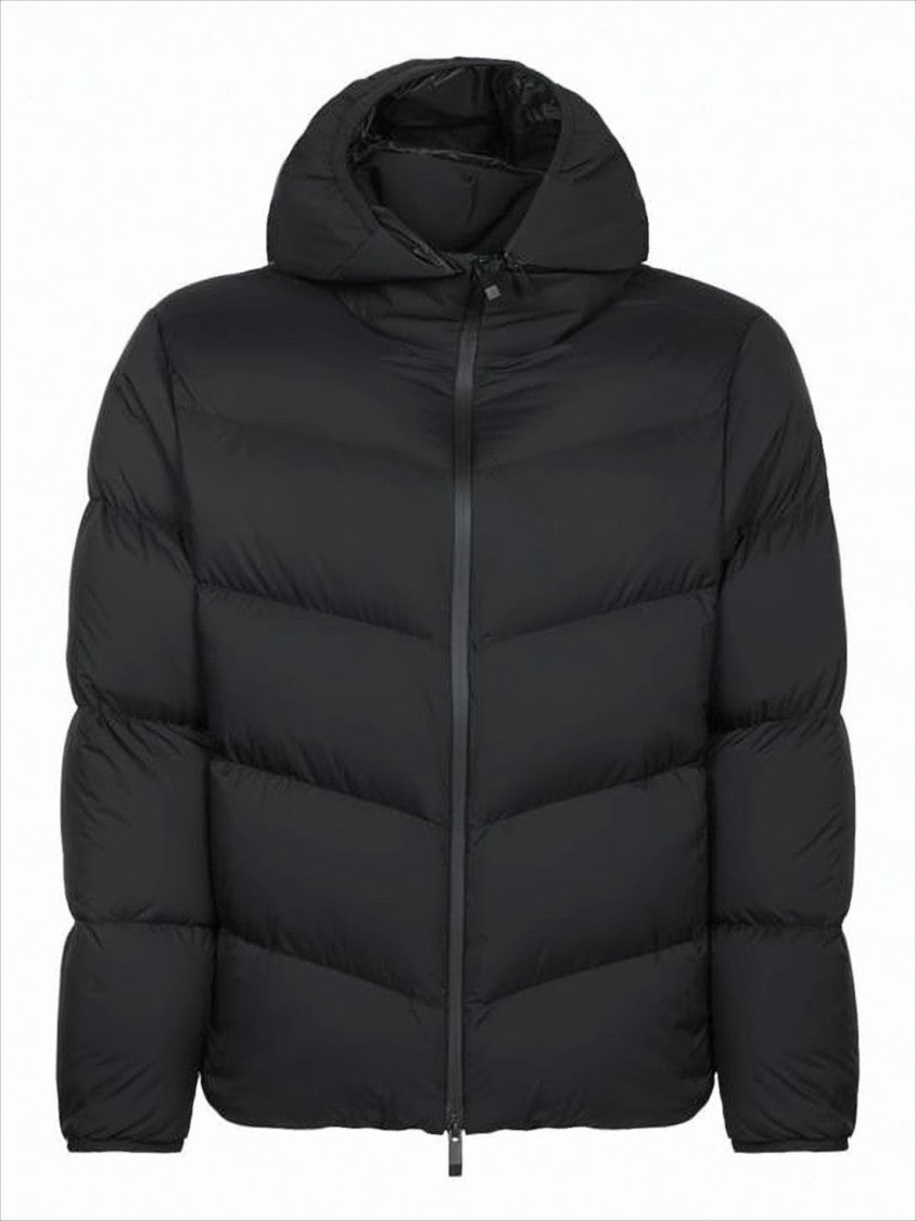 Moncler Quilted Down Jacket With Hood