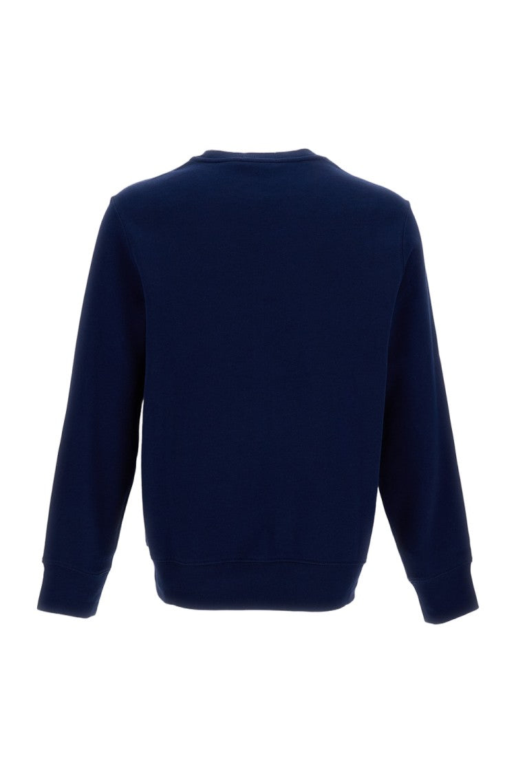 Polo Ralph Lauren Classic Solid Blue Sweater With Crew Neckline