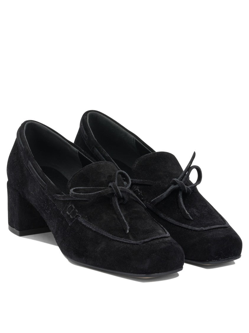 Aeydē Classic Block Heel Loafers
