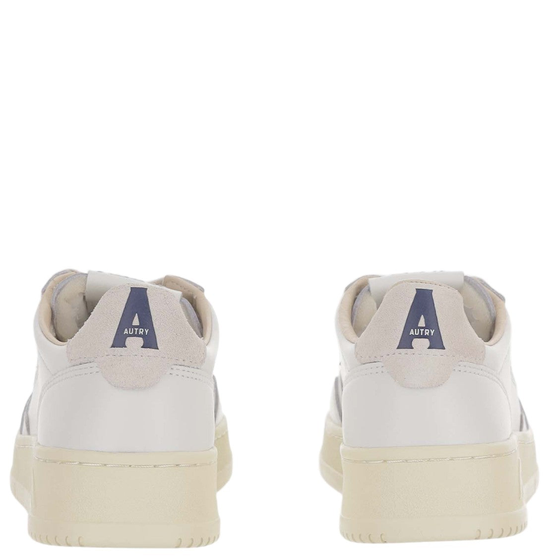 Autry White Leather Sneakers With Subtle Perforations