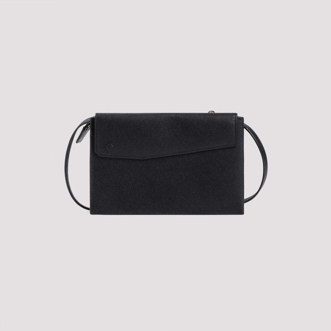 Valextra Black Calf Leather Trio Cross-Body Bag