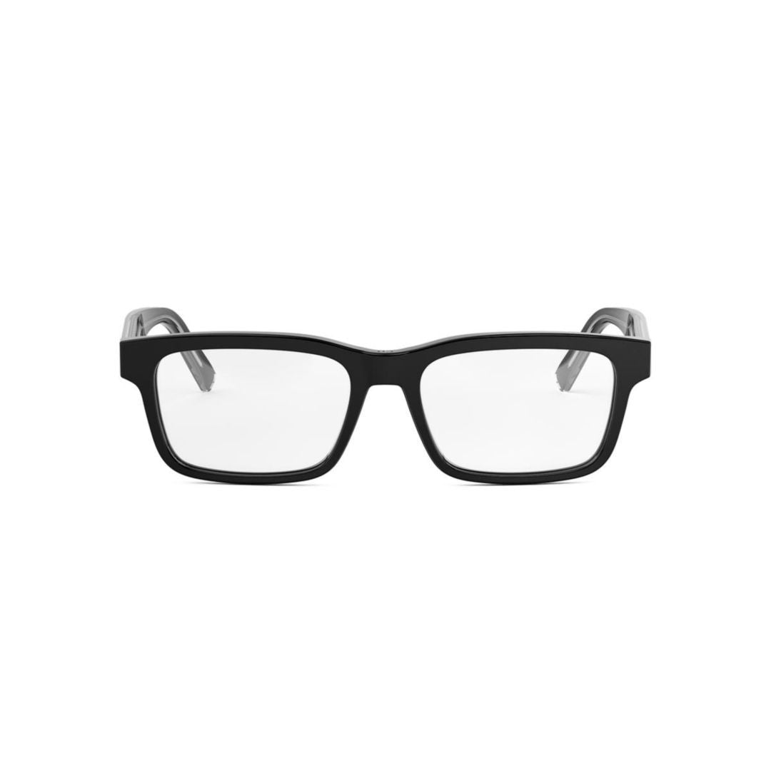 Dior Botanicao S4i Glossy Black Rectangular Frame Eyeglasses