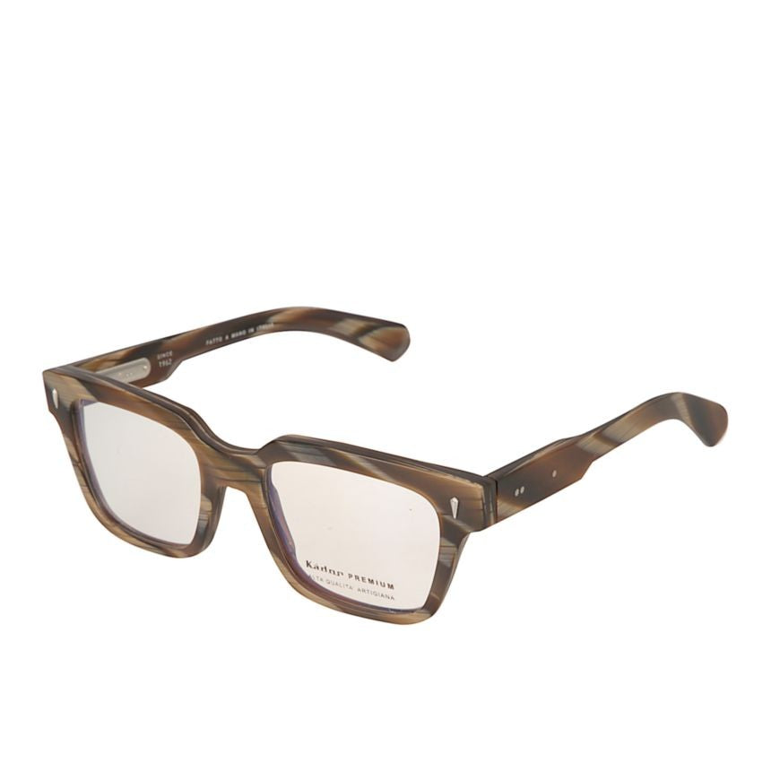 Kador Premium 1 Rectangular Tortoiseshell Sunglasses With Metallic Accents