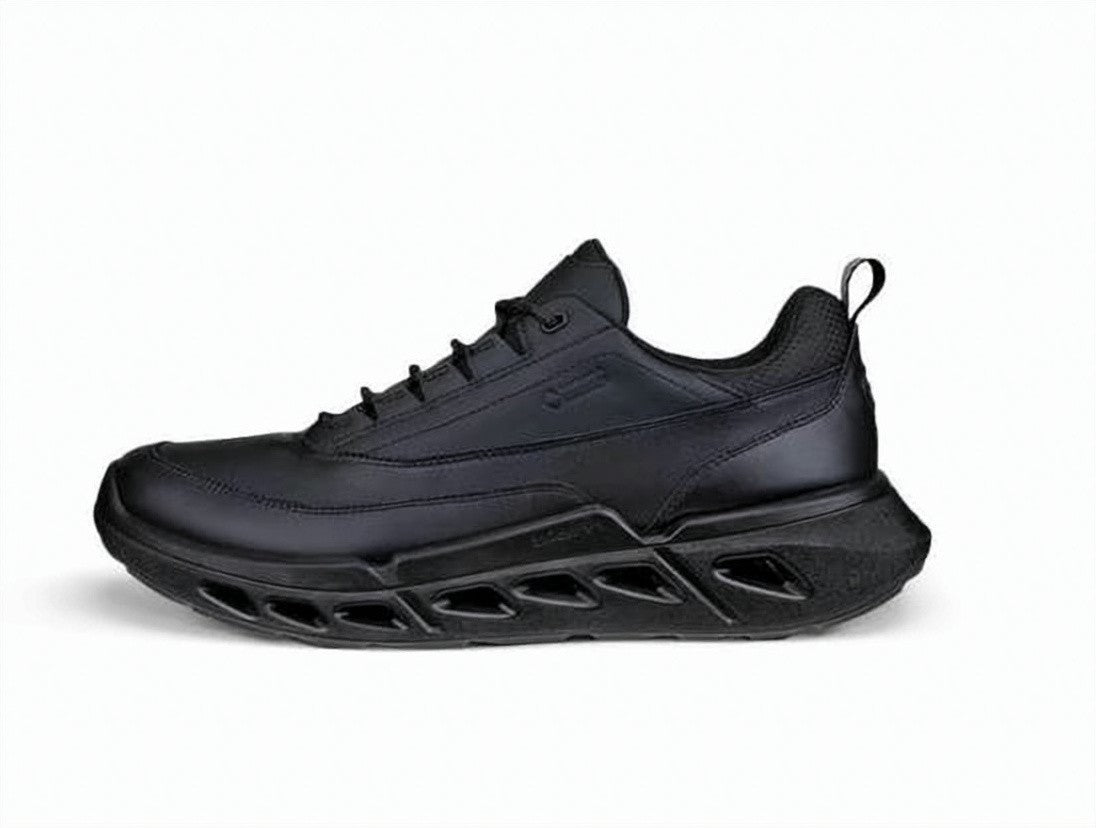 Ecco Sleek Modern Sneakers With Ventilated Rubber Sole