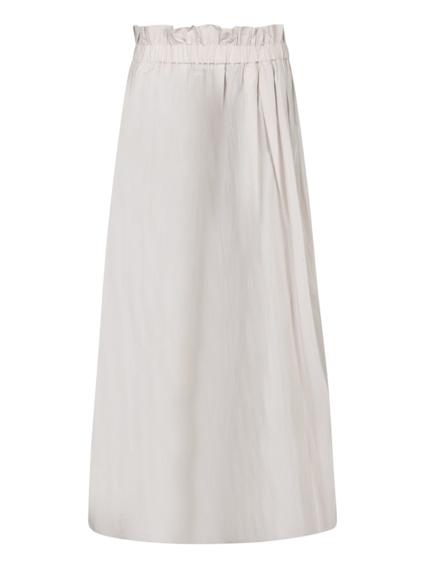 Herno Relaxed Silhouette Skirt With Subtle Sheen