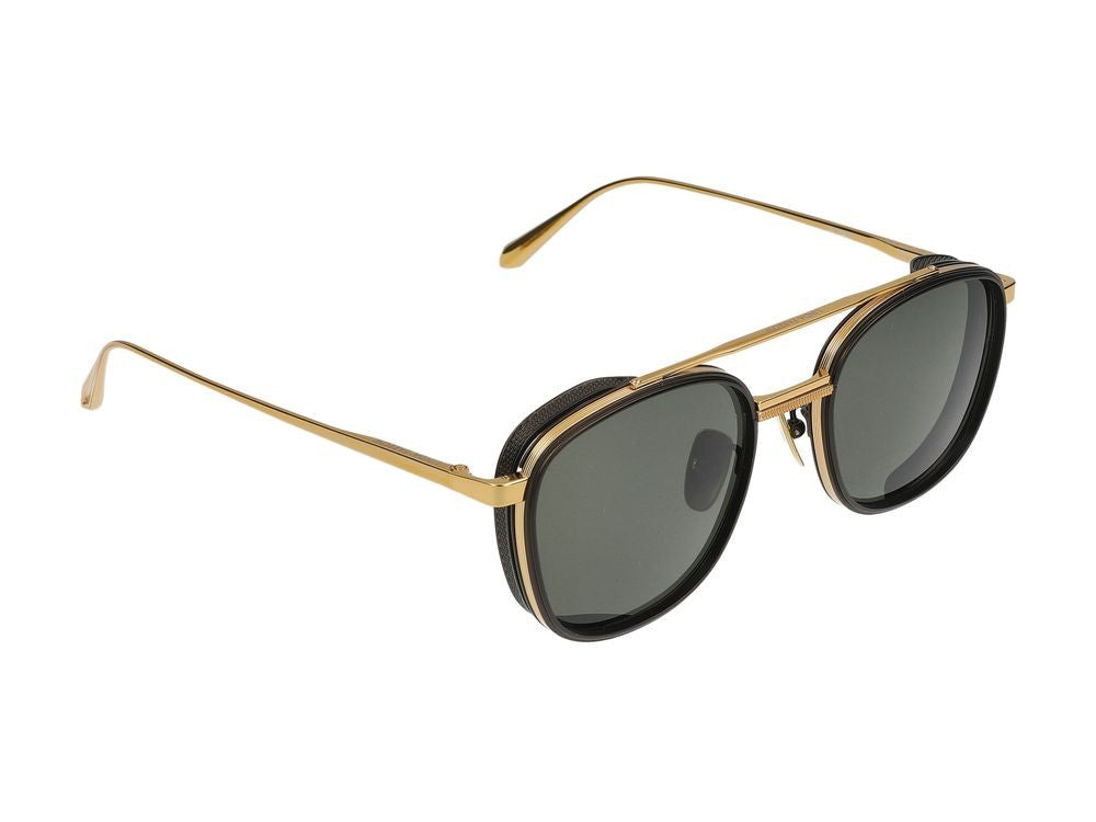 Linda Farrow Sunglasses Lfl1558 Varo C1 Yellow Gold/Light Gold 50/21/145