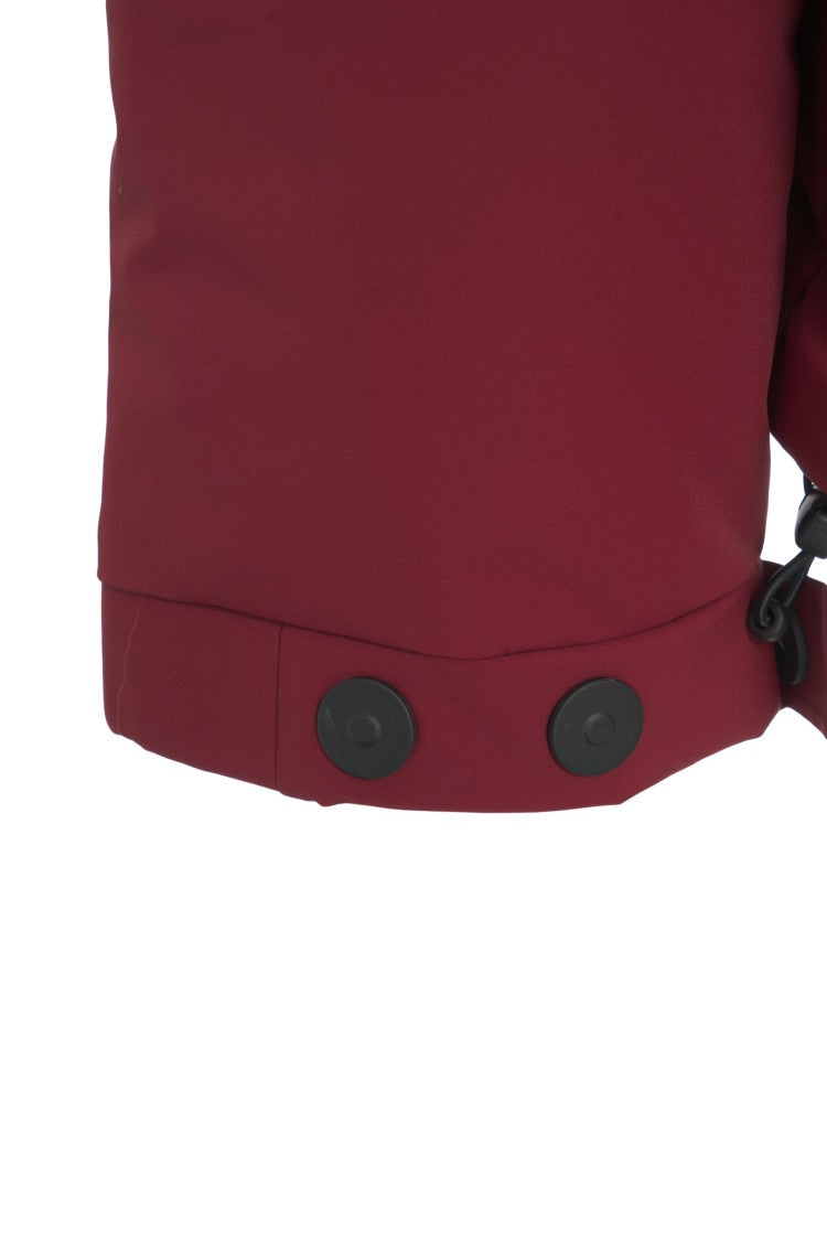 Alpha Tauri Quilted Down Jacket With Hood And Double Zipper