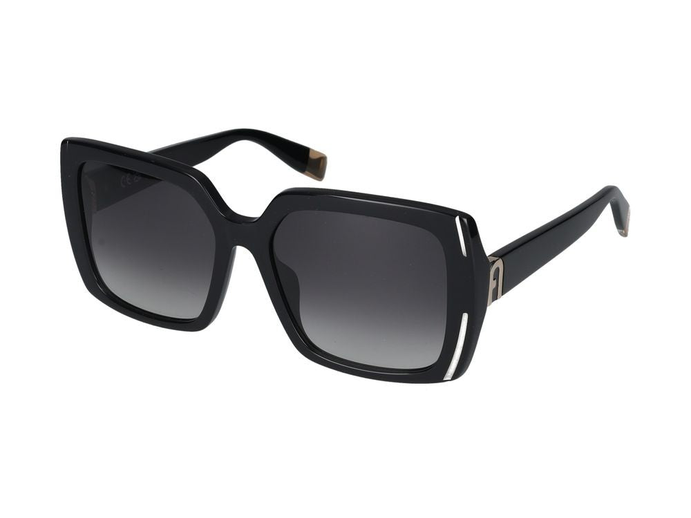 Furla Black Oversized Square Sunglasses