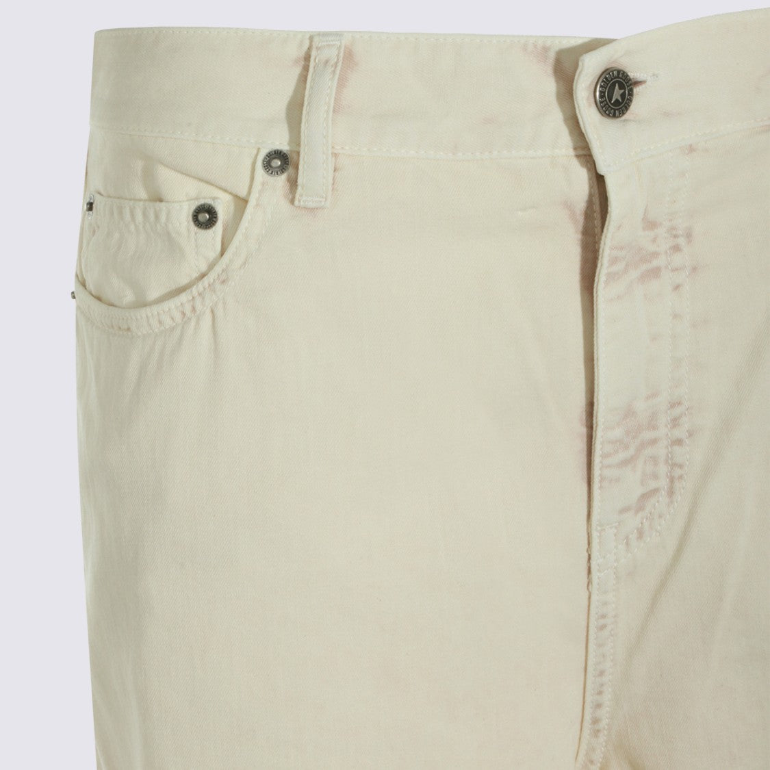 Golden Goose Straight-Leg High-Waist Jeans With Classic Five-Pocket Styling