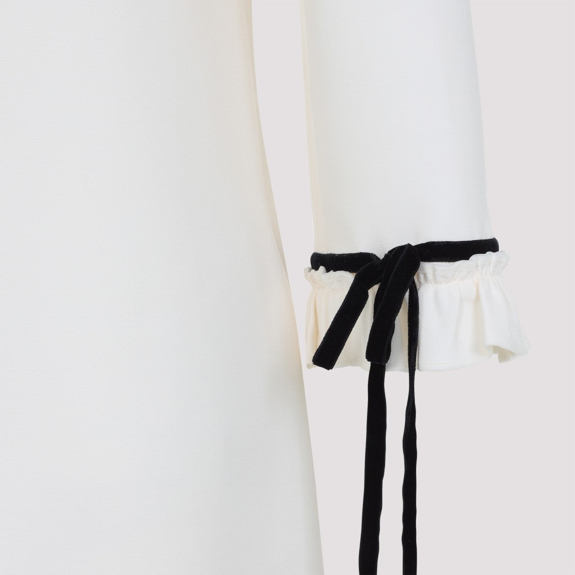 Valentino Ivory Virgin Wool Mini Dress