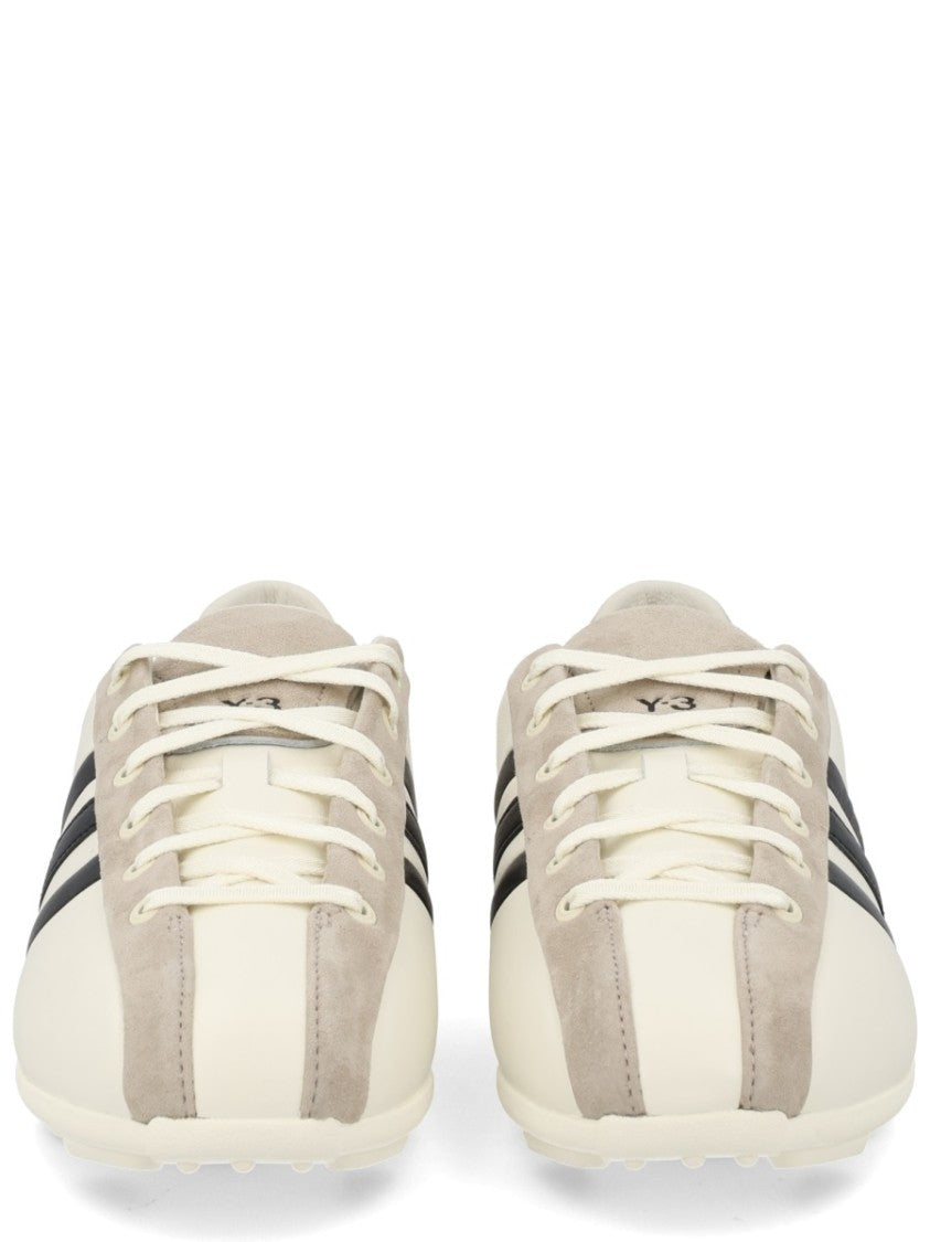 Y-3 Field Smooth Leather Suede Accents Sneakers