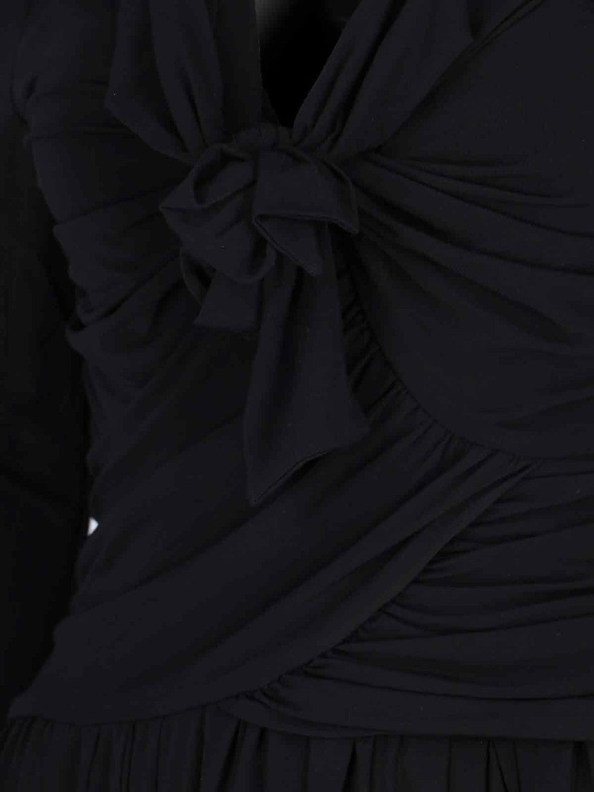 Isabel Marant Draped Maxi Dress – Black