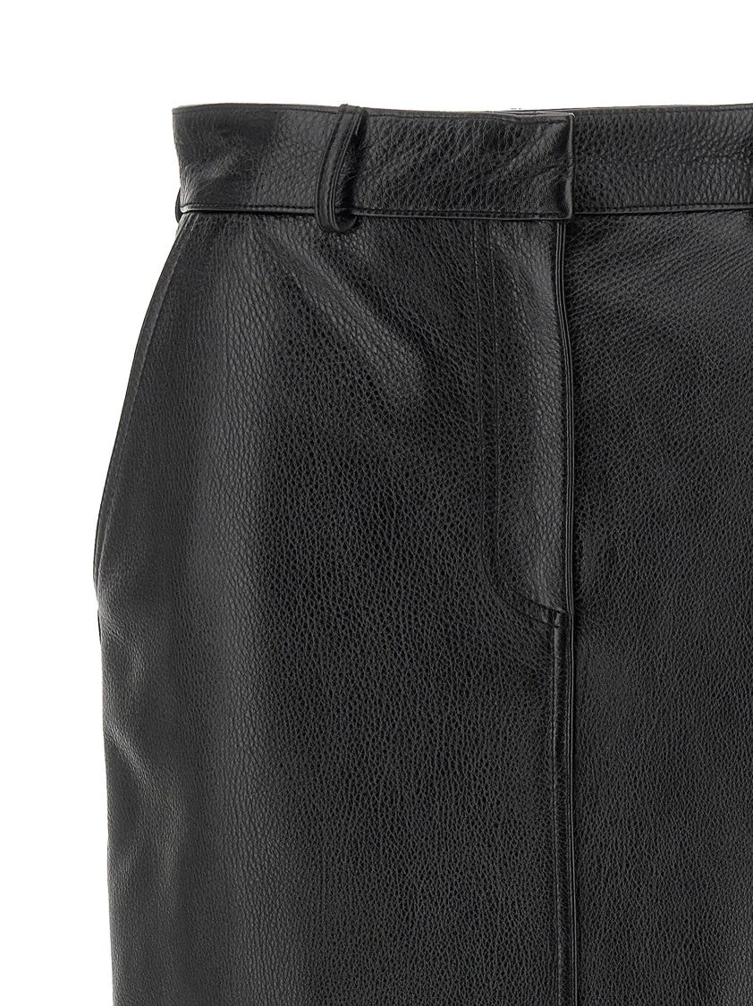 Totême 'Grained Leather' Skirt