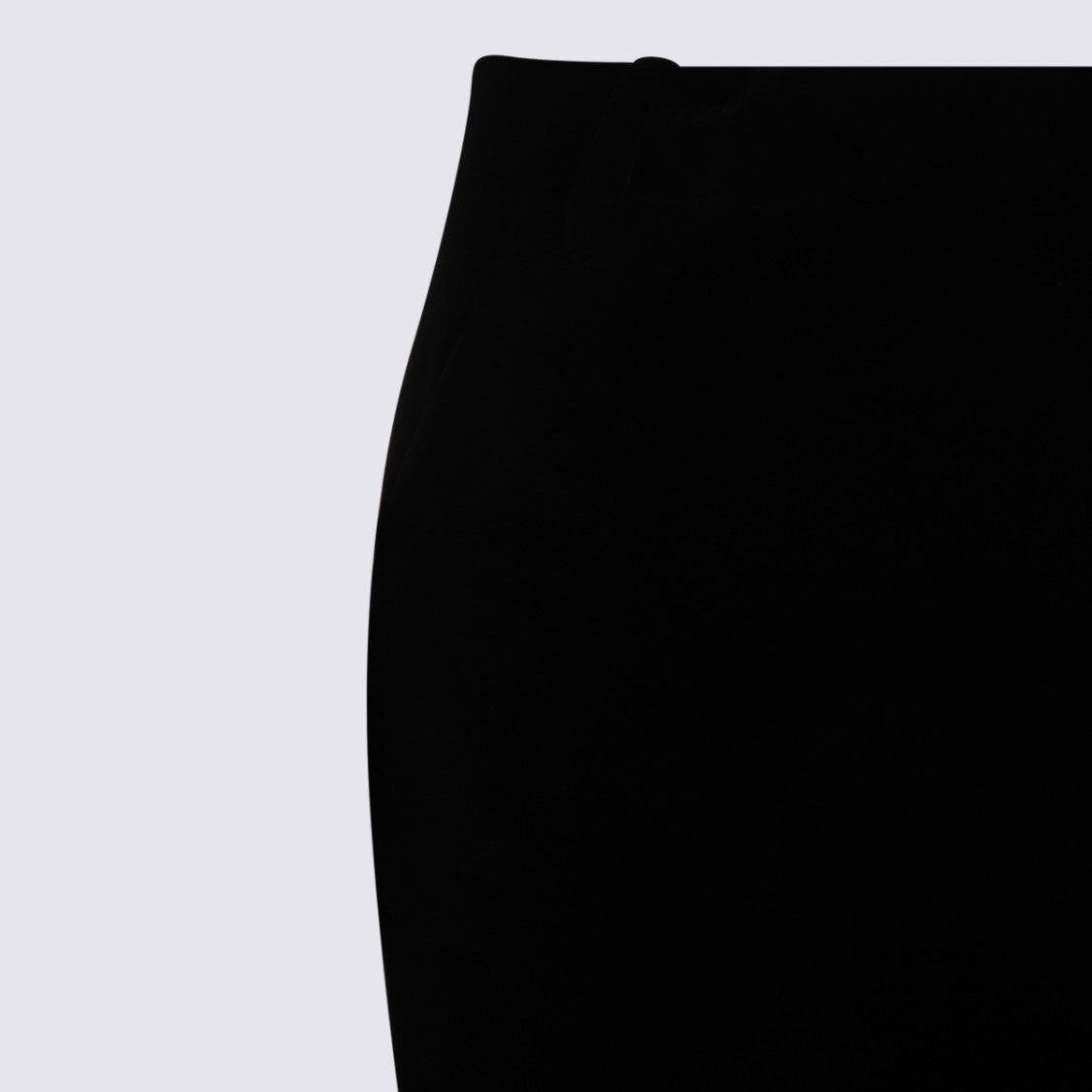 Saint Laurent Knee-Length Midi Skirt With Structured Silhouette And Subtle Back Slit