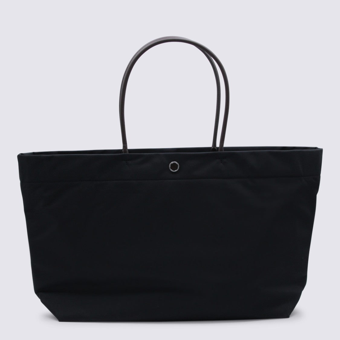 Tory Burch Embossed Logo Black Tote