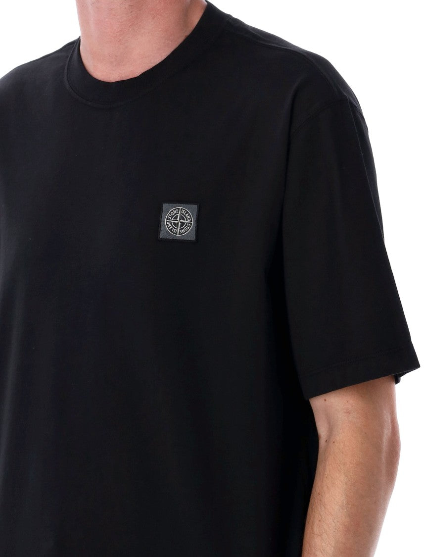 Stone Island Compass Patch Cotton T-Shirt