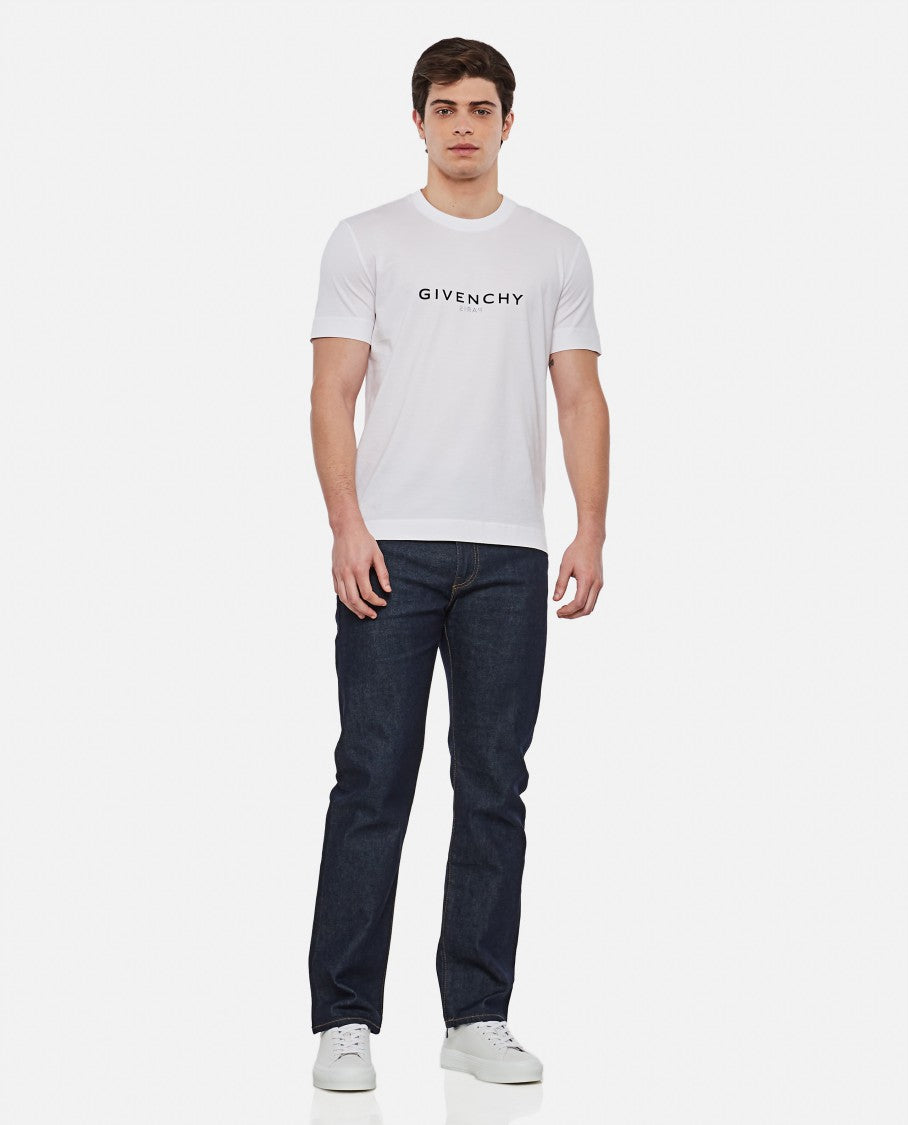 Givenchy Slim Fit White Cotton T-Shirt