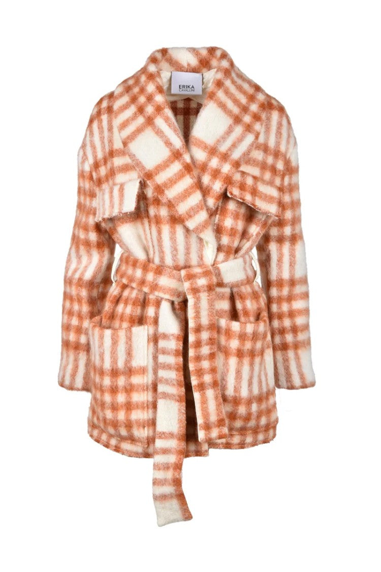 Erika Cavallini Multicolor Jacket - White/Orange