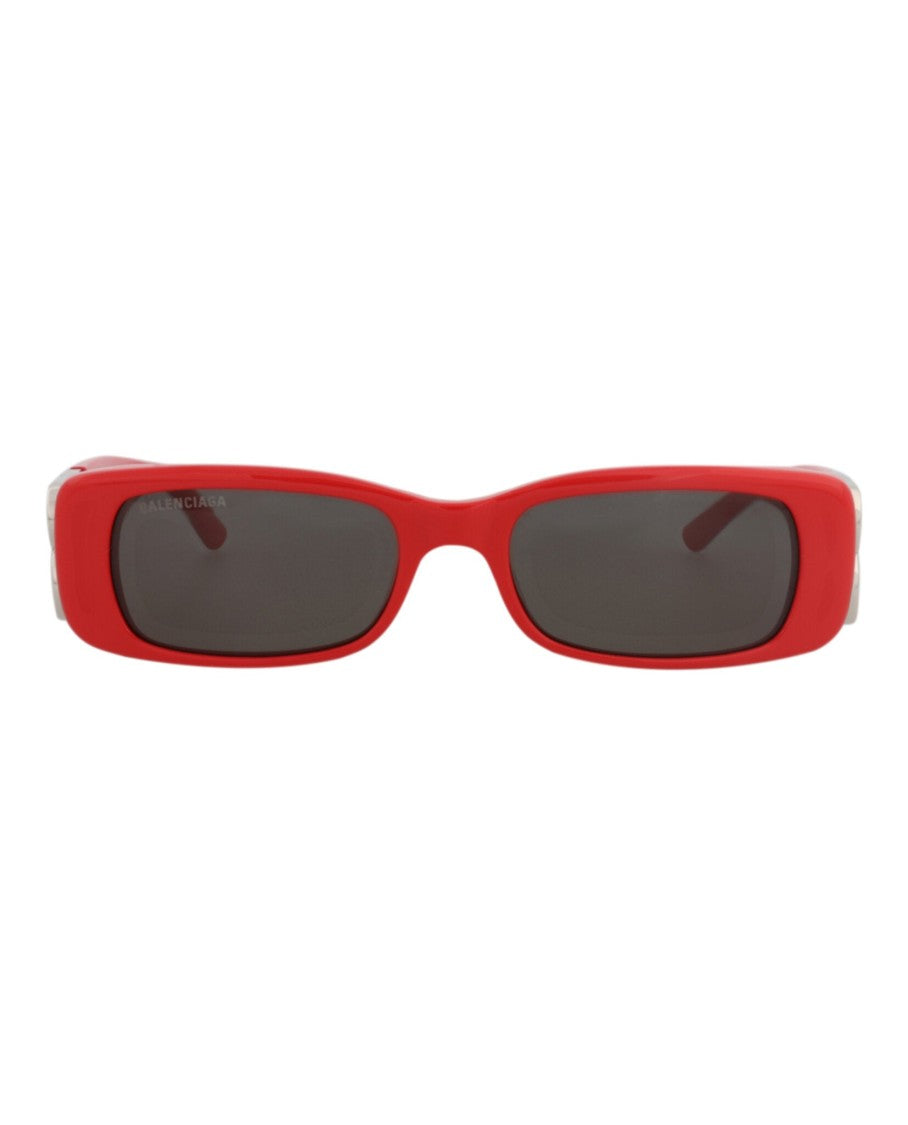 Balenciaga Square-Frame Recycled Acetate Sunglasses With Metallic Accents
