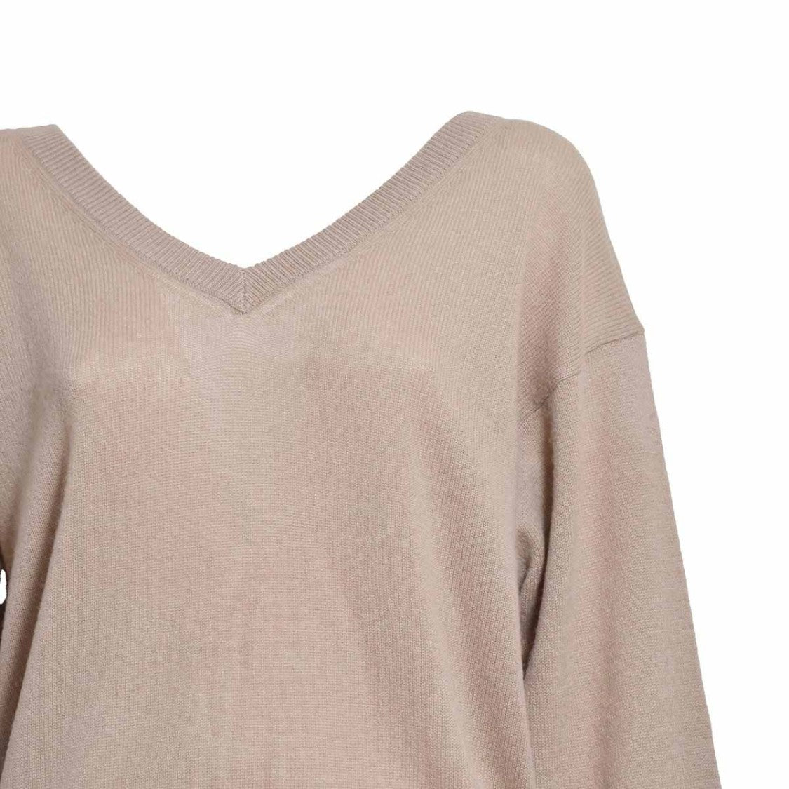 Equipment Camel Cashmere V-Neck Sweater
