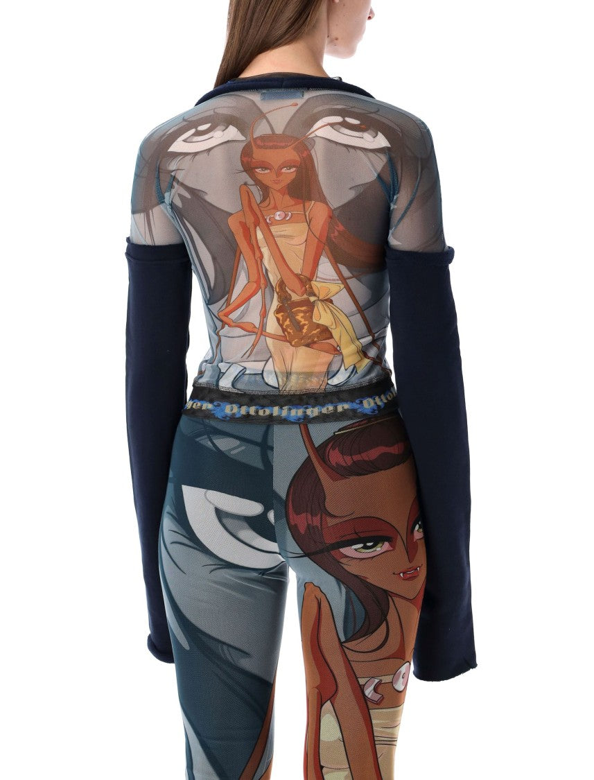 Ottolinger Julien Ceccaldi Mesh Ls Top