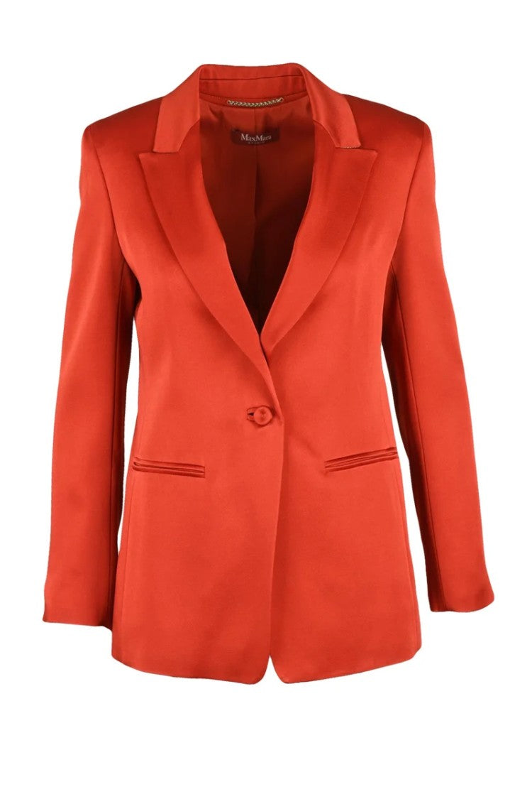 Max Mara Ebert Blazer Jacket - Red
