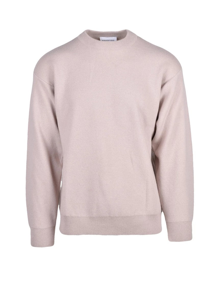 Strikestudio Crewneck Pullover In Extrafine Merino Wool