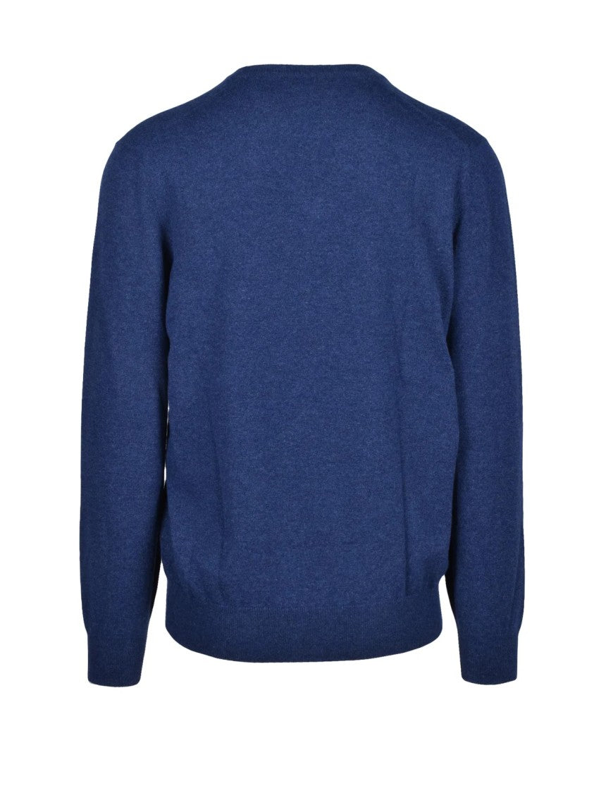 Brunello Cucinelli Cashmere Knit Pullover With Classic Crewneck Design