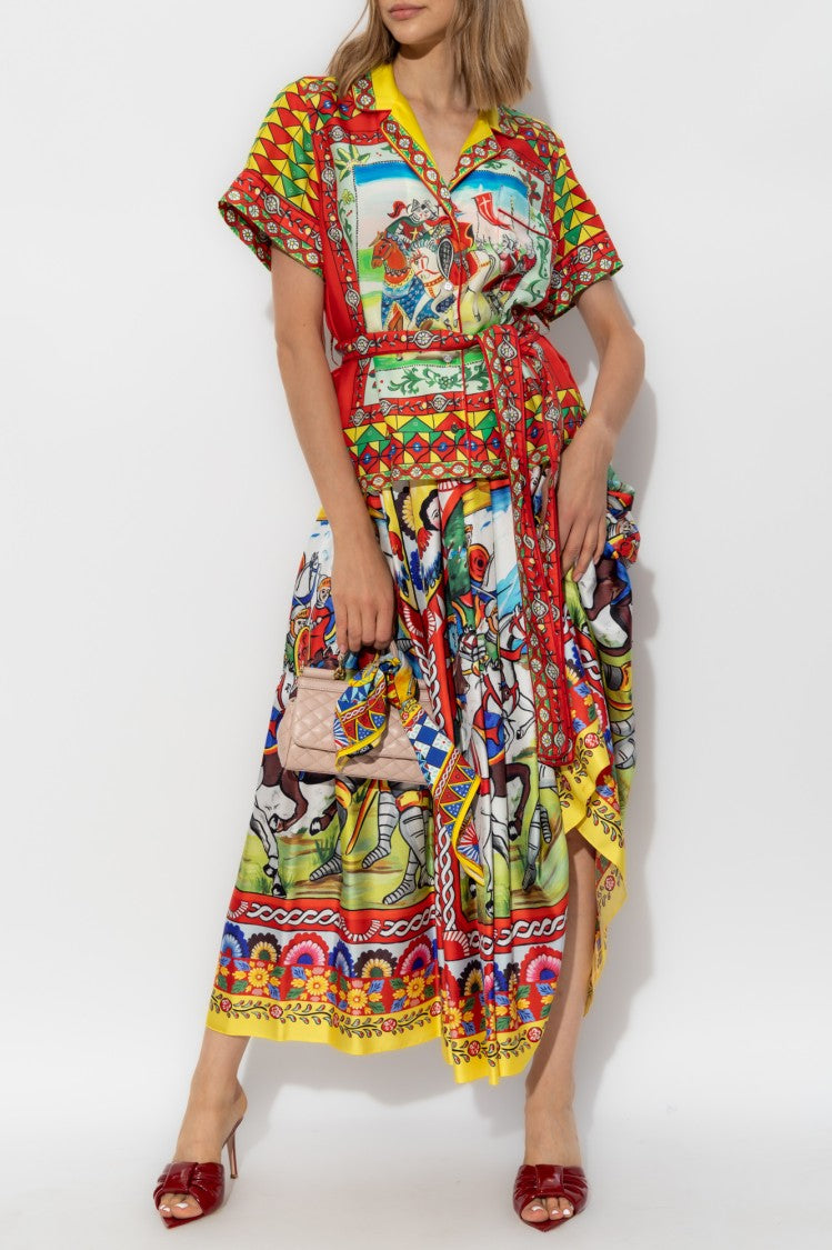 Dolce & Gabbana Carretto Pattern Shirt