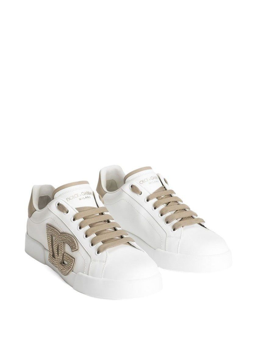 Dolce & Gabbana Calfskin Portofino Light Strobel Sneakers