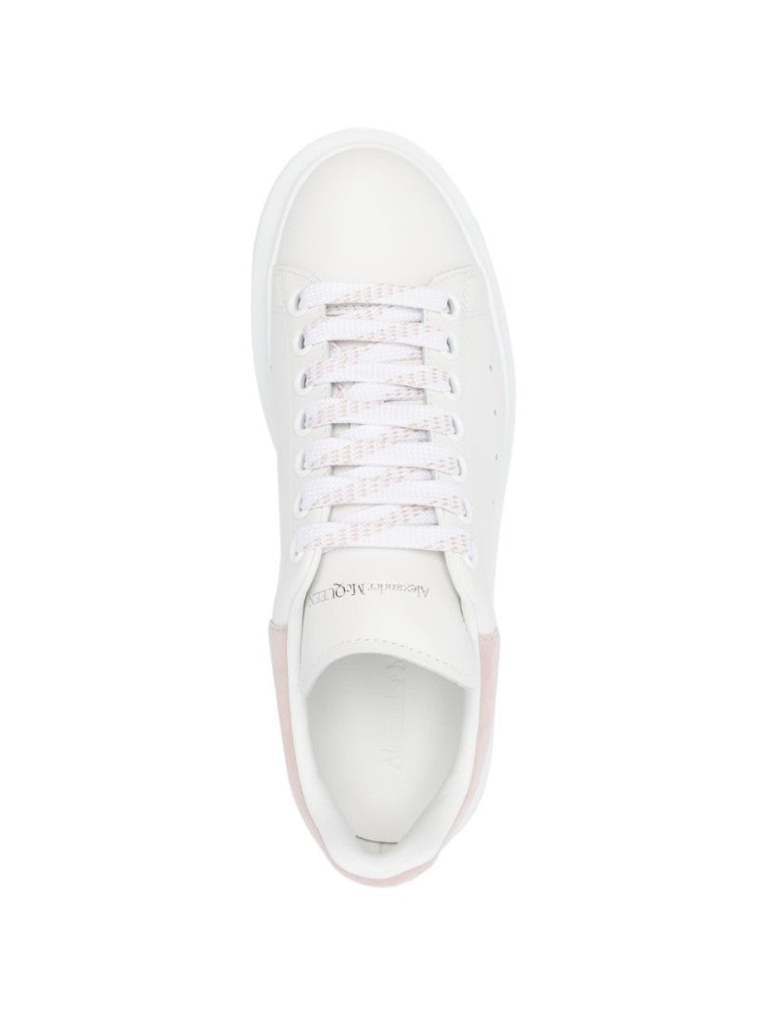 Alexander Mcqueen Minimalist White Sneakers With Chunky Sole