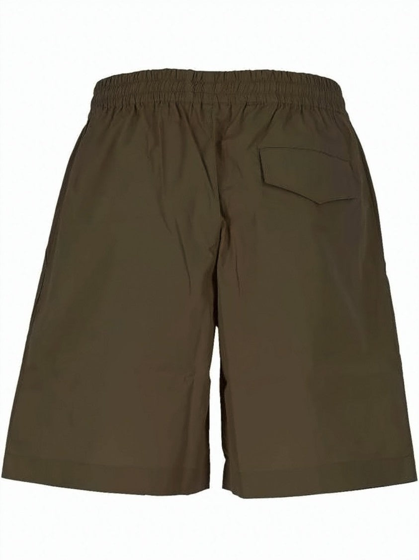 A.P.C. Cotton Shorts And Elastic Waistband