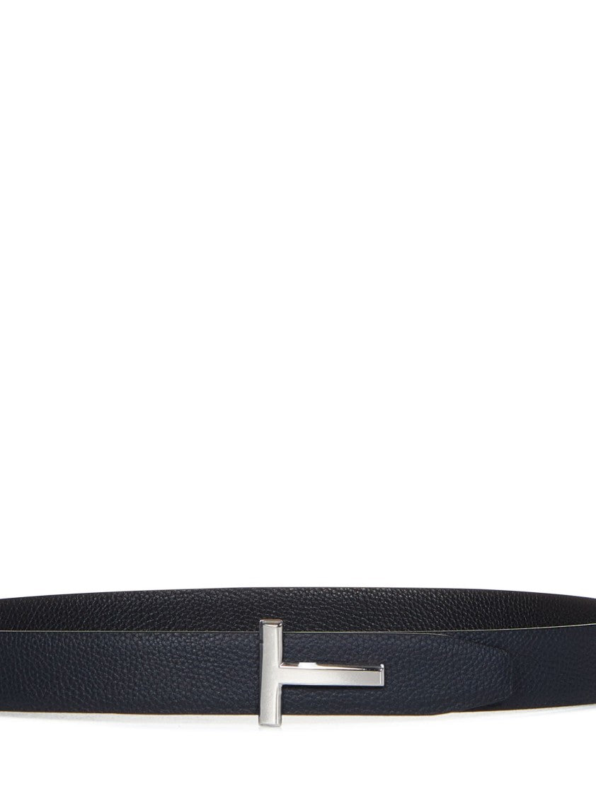 Tom Ford Blue Calf Leather Belts