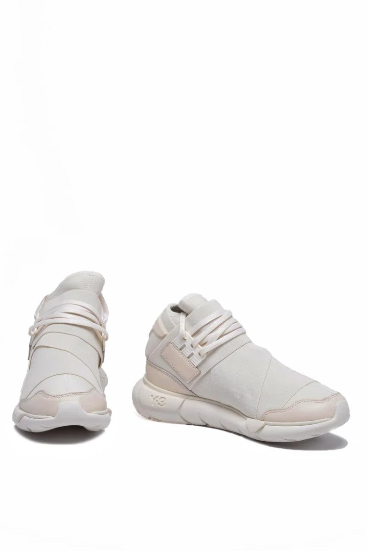 Y-3 Qasa Sneakers Leather Polyester - White